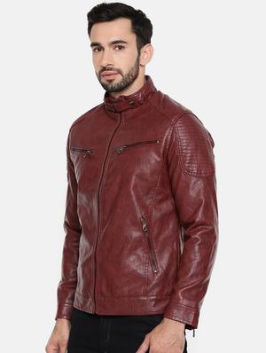 red leather biker jacket - 15601739 - Standard Image - 2