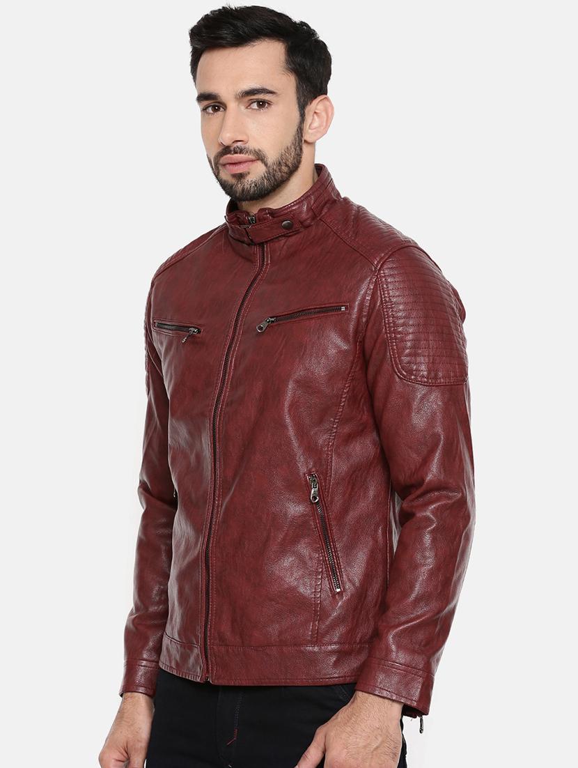 red leather biker jacket - 15601739 - Zoom Image - 2
