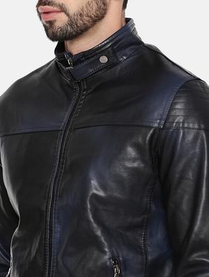 black leather biker jacket - 15601746 - Standard Image - 5
