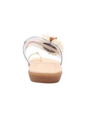 beige one toe sandals - 15601969 - Standard Image - 2