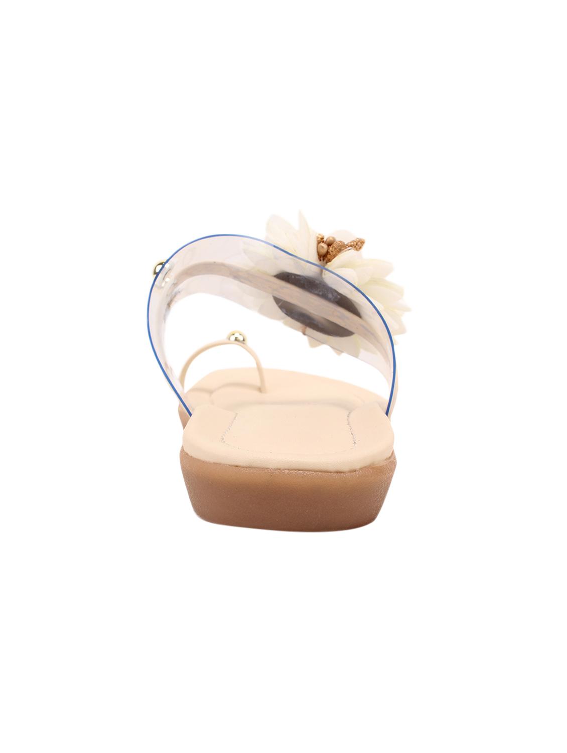 beige one toe sandals - 15601969 - Zoom Image - 2
