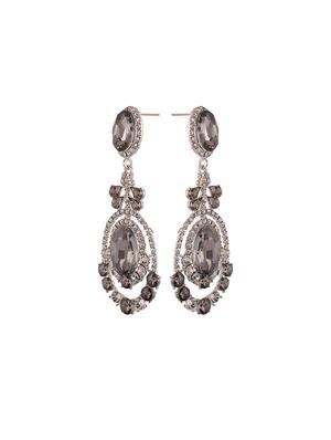 silver tone drop earrings - 15602049 - Standard Image - 2