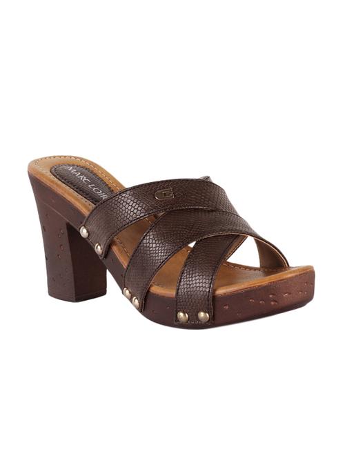 brown slip on sandals - 15603875 - Very Small Image - 1