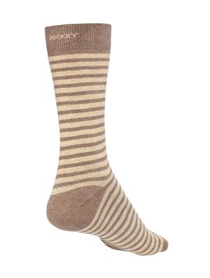 brown cotton above ankle length socks - 15604299 - Standard Image - 2