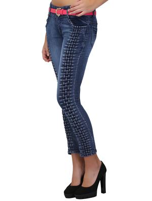 basket weave low waist jeans - 15604534 - Standard Image - 2