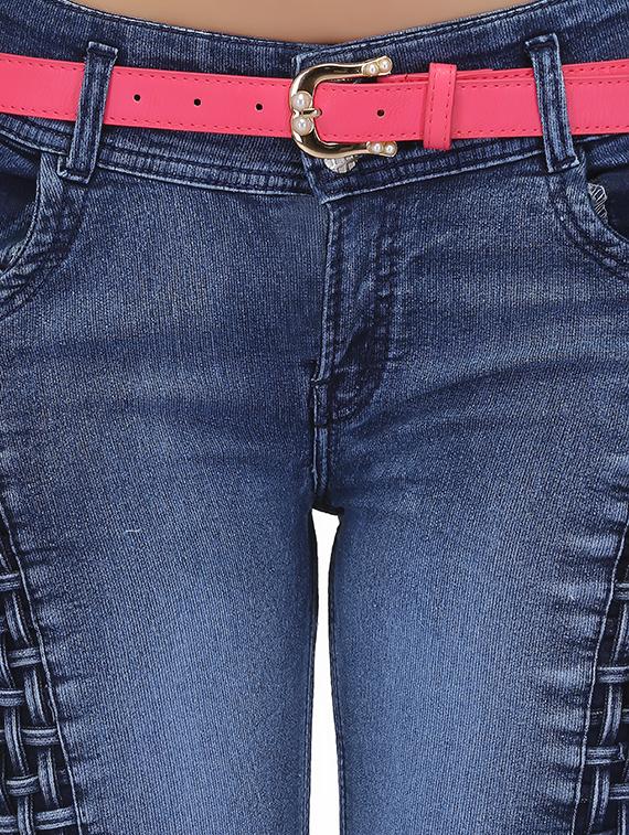 basket weave low waist jeans - 15604534 - Zoom Image - 5
