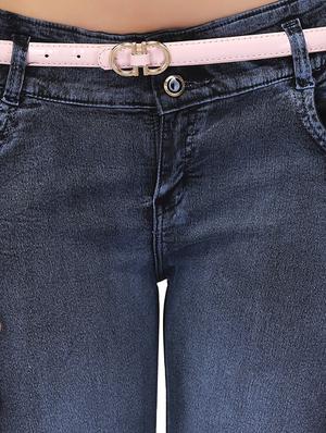 basket weave stone wahsed jeans - 15604535 - Standard Image - 5