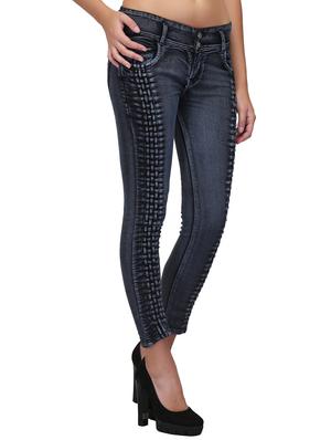 basket weave low waist jeans - 15604537 - Standard Image - 2