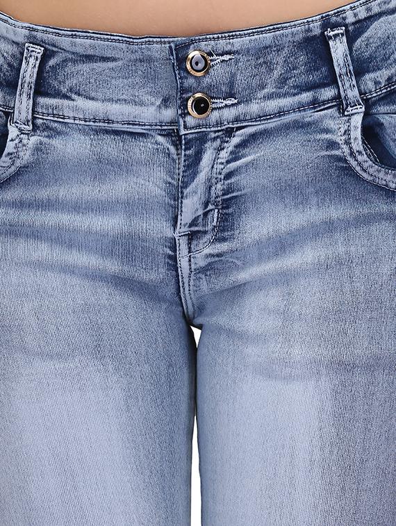 basket weave stone washed jeans - 15604545 - Zoom Image - 5