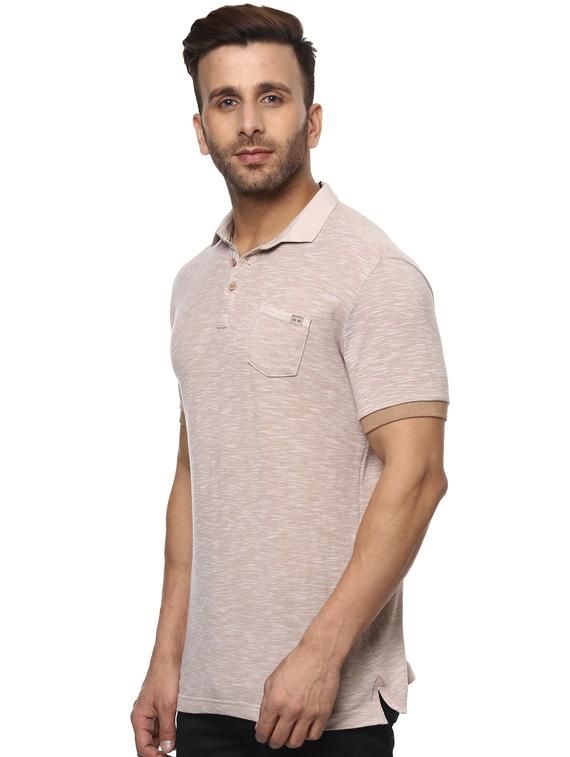 brown cotton pocket t-shirt - 15605253 - Zoom Image - 2