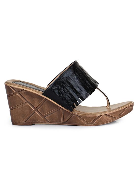 black platforms wedges - 15605980 - Zoom Image - 2