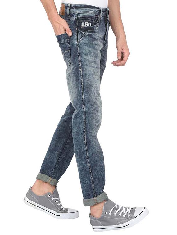 blue denim washed jeans - 15606005 - Zoom Image - 2