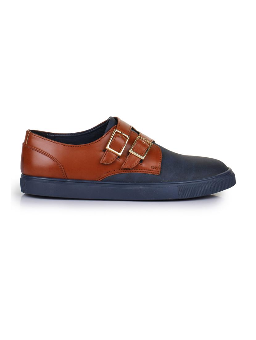 multi colored leatherette casual slip ons - 15606349 - Zoom Image - 2