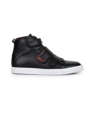 black leatherette slip on sneakers - 15606355 - Standard Image - 2