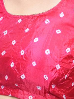 Bandhani flared lehenga set - 15606532 - Standard Image - 5