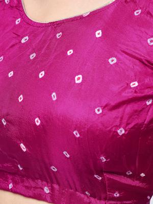 Bandhani flared lehenga set - 15606537 - Standard Image - 5