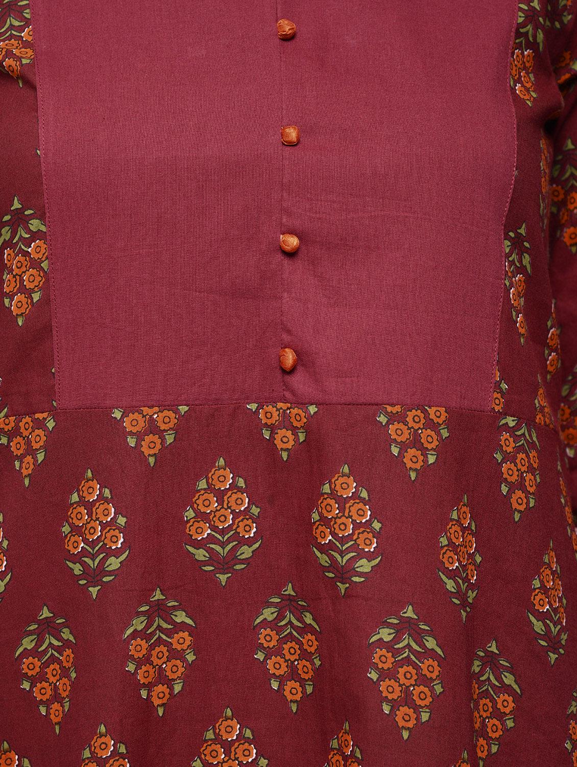 Printed a-line kurta - 15607013 - Zoom Image - 5