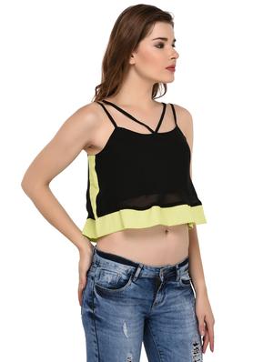 contrast detail crop cami top - 15607672 - Standard Image - 2