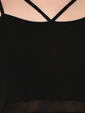 contrast detail crop cami top - 15607672 - Standard Image - 5