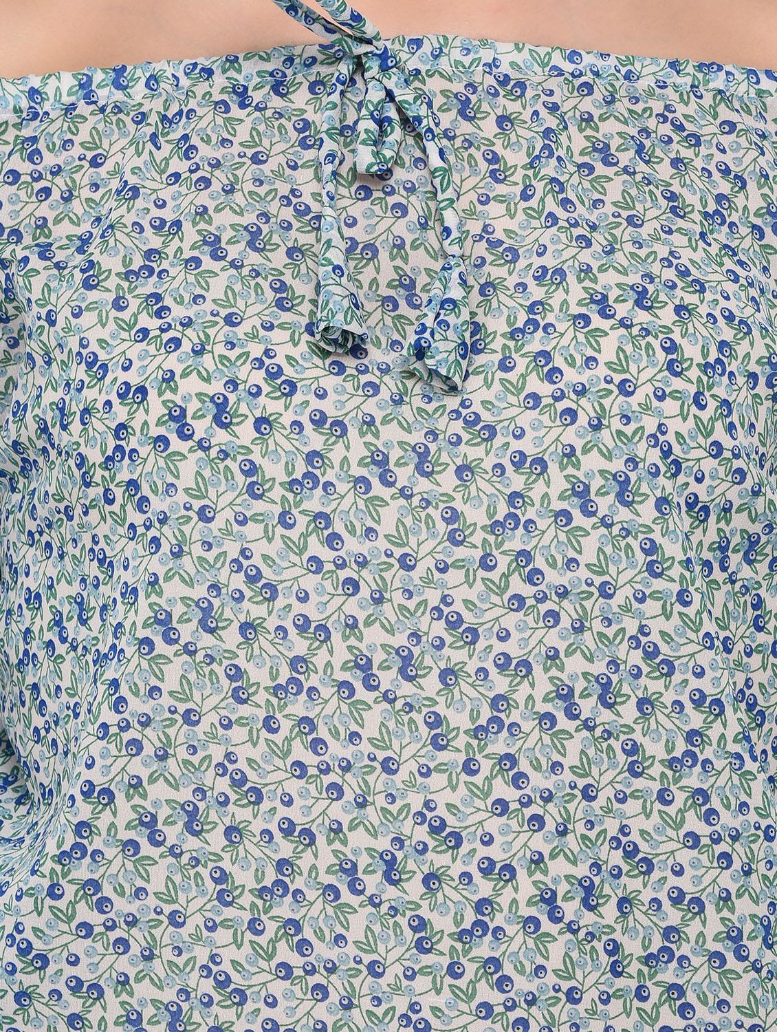 knot detail off shoulder top - 15607680 - Zoom Image - 5