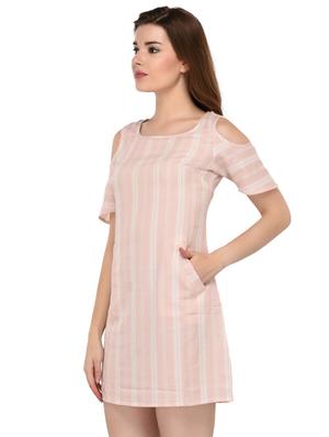pocket detail striped sheath dress - 15607684 - Standard Image - 2