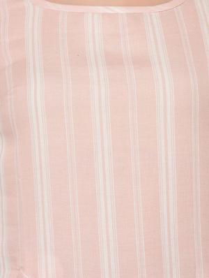 pocket detail striped sheath dress - 15607684 - Standard Image - 5