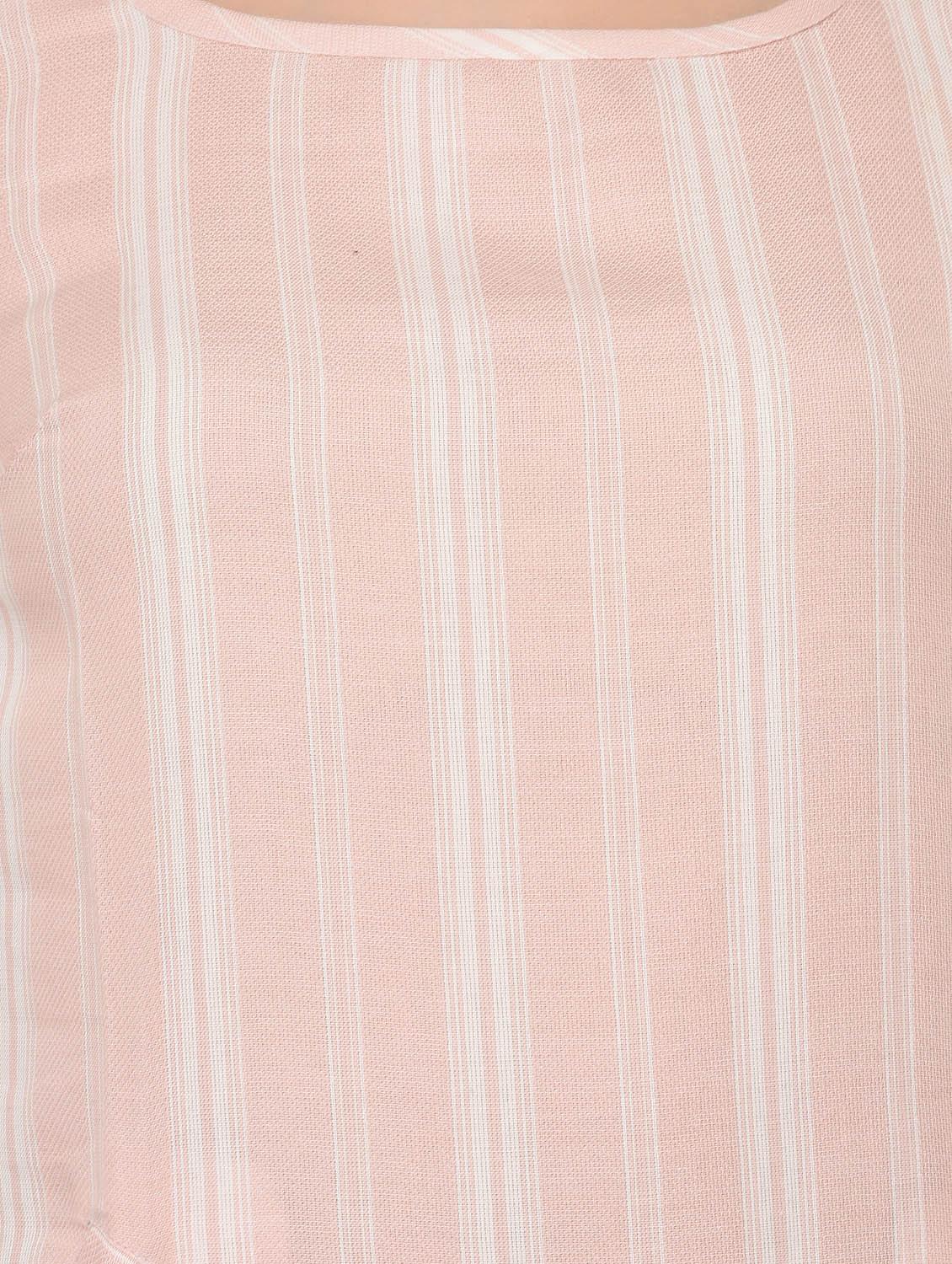 pocket detail striped sheath dress - 15607684 - Zoom Image - 5