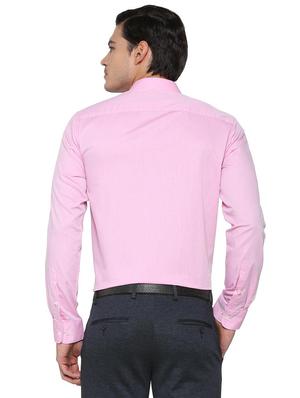 pink cotton blend formal shirt - 15608518 - Standard Image - 2