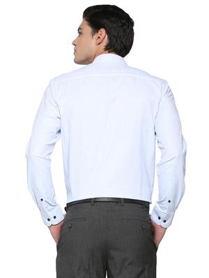 blue cotton formal shirt - 15608567 - Standard Image - 2