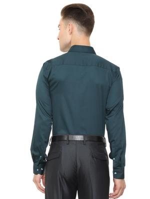 blue cotton formal shirt - 15608588 - Standard Image - 2
