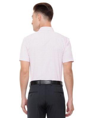 pink cotton blend formal shirt - 15608591 - Standard Image - 2