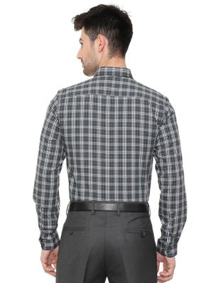 black cotton blend formal shirt - 15608595 - Standard Image - 2