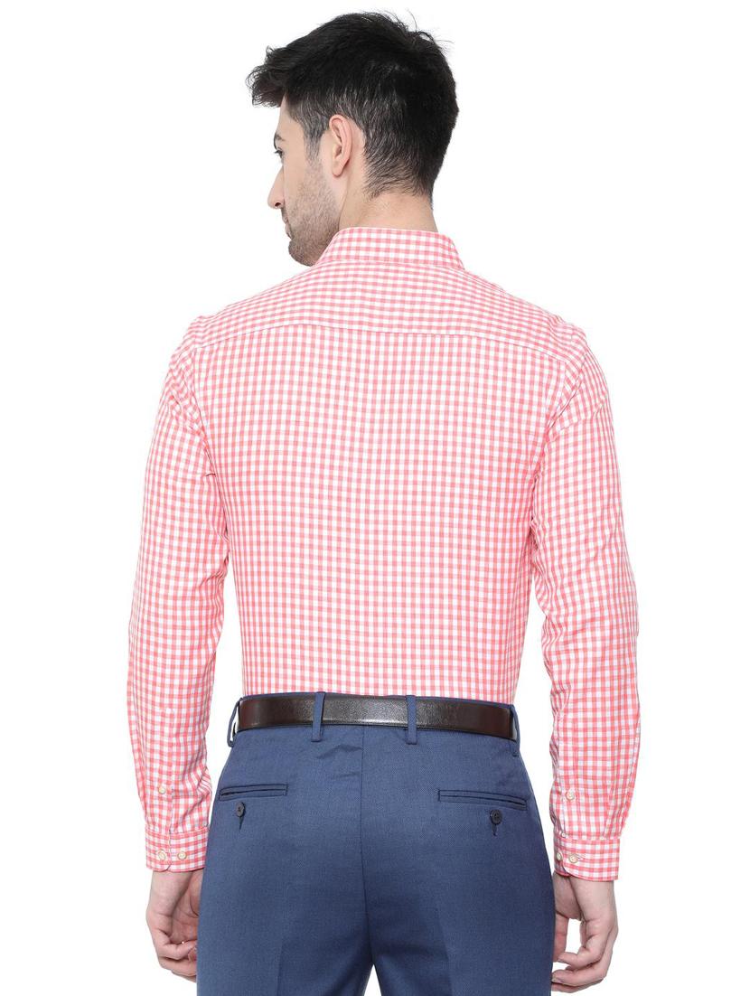 pink cotton formal shirt - 15608596 - Zoom Image - 2