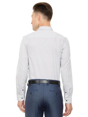 white cotton formal shirt - 15608608 - Standard Image - 2