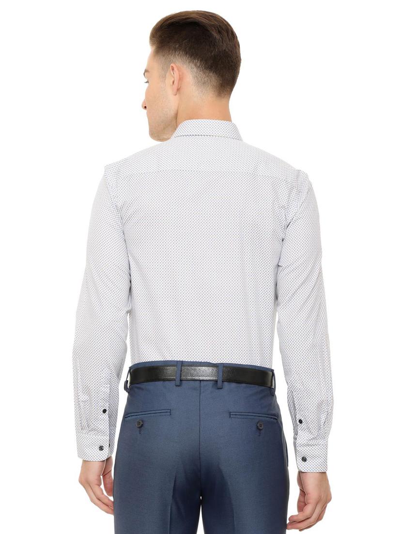 white cotton formal shirt - 15608608 - Zoom Image - 2
