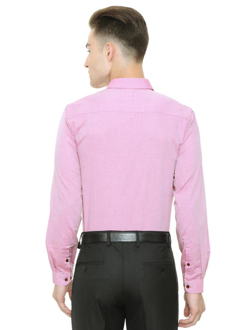 pink cotton formal shirt - 15608615 - Zoom Image - 2