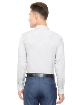 grey cotton blend formal shirt - 15608619 - Standard Image - 2