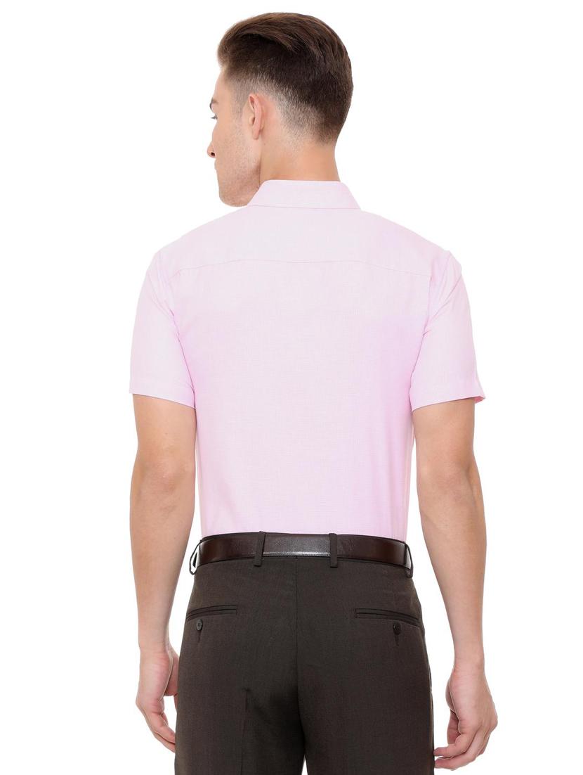 pink cotton blend formal shirt - 15608626 - Zoom Image - 2