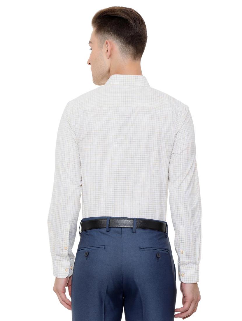 white cotton blend formal shirt - 15608631 - Zoom Image - 2