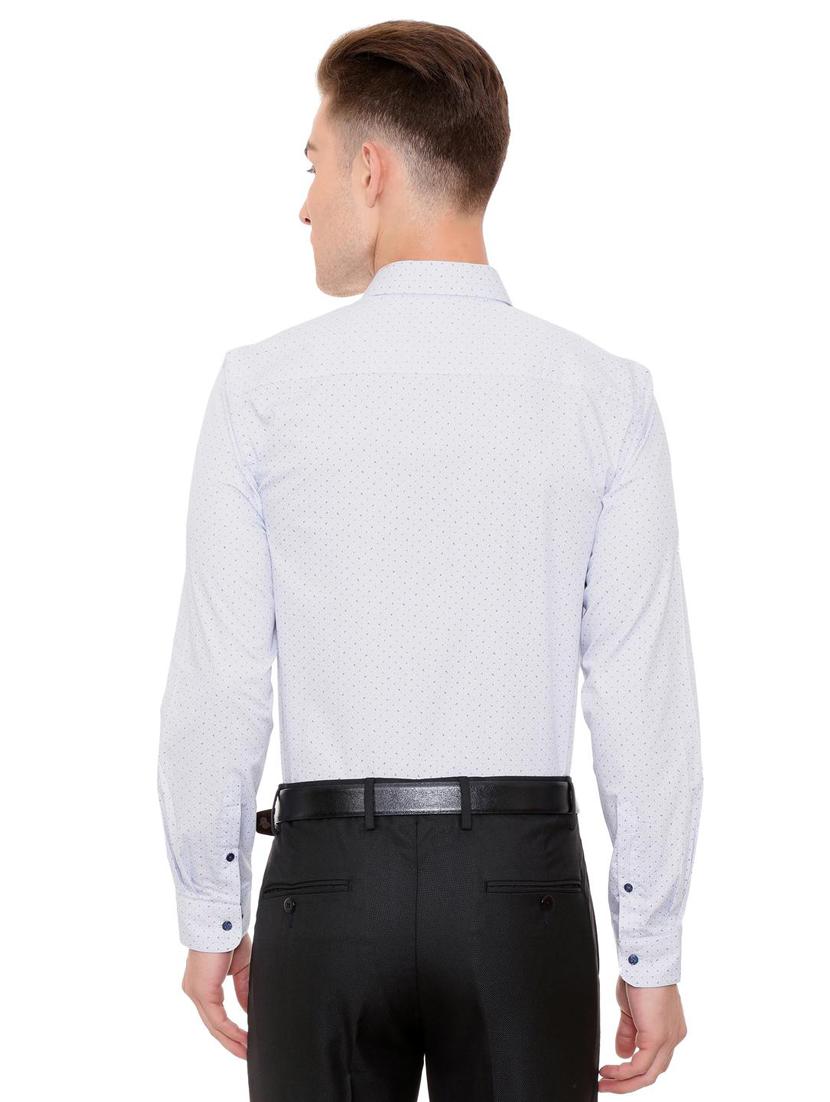 blue cotton formal shirt - 15608658 - Zoom Image - 2