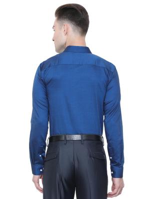 blue cotton formal shirt - 15608660 - Standard Image - 2