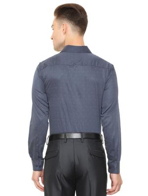 blue cotton formal shirt - 15608681 - Standard Image - 2
