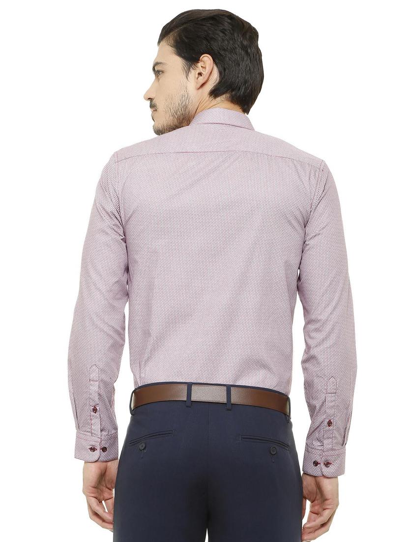 red cotton blend formal shirt - 15608741 - Zoom Image - 2
