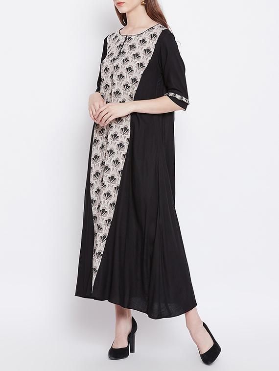A-line printed dress - 15608840 - Zoom Image - 2
