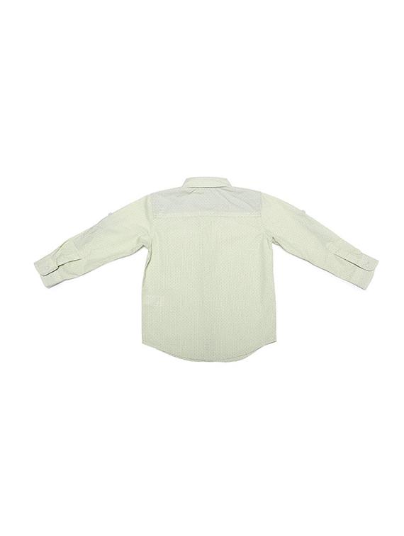 beige cotton blend shirt - 15608867 - Zoom Image - 2
