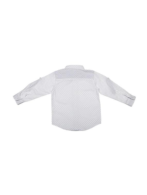 white cotton blend shirt - 15608868 - Zoom Image - 2