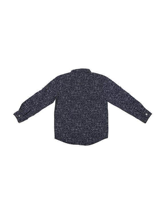 blue cotton blend shirt - 15608873 - Zoom Image - 2