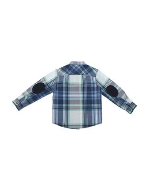 blue cotton blend shirt - 15608877 - Standard Image - 2