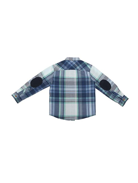 blue cotton blend shirt - 15608877 - Zoom Image - 2