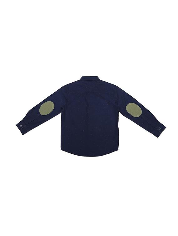 blue cotton blend shirt - 15608880 - Zoom Image - 2